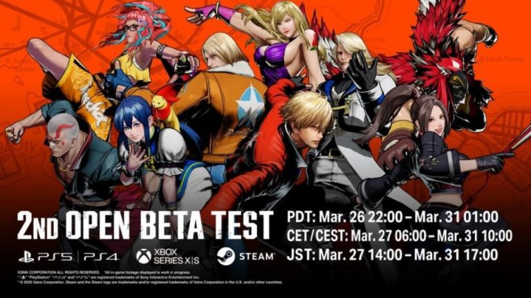 SNK Opens Second Beta Test for Fatal Fury: City of the Wolves in Late March